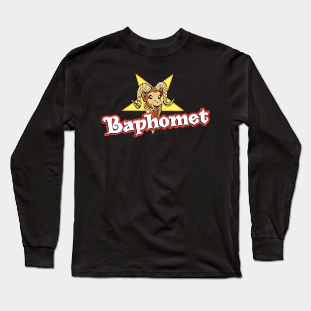 Baphomet Dairy Long Sleeve T-Shirt by jasonwright